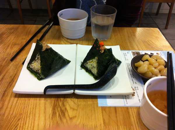 오니기리를 맛보러... @카모메 성신여대점